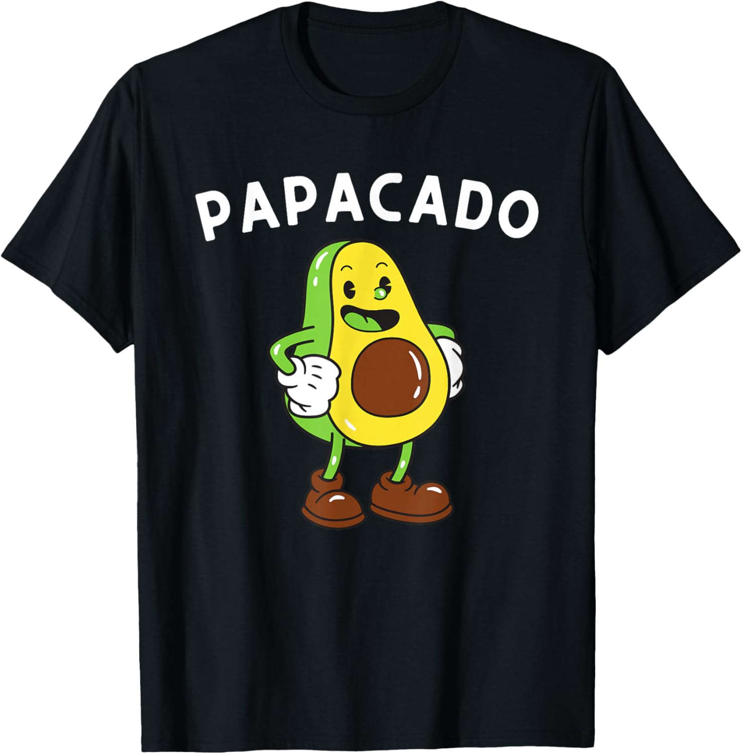 Papacado Dad Father Avocado Lover Guacamole Gift T-Shirt