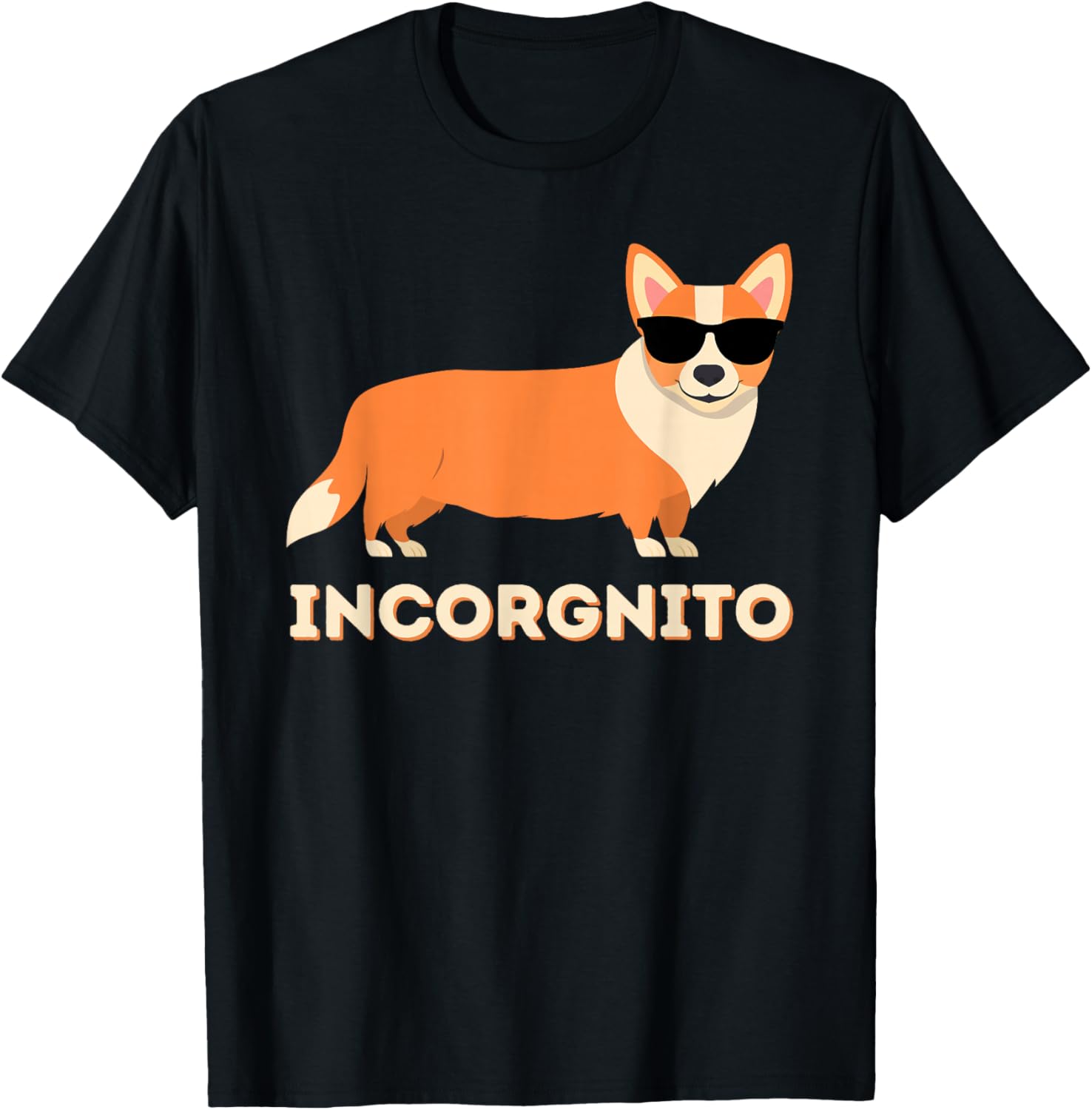 Incorgnito Corgi Dog Lover T-Shirt