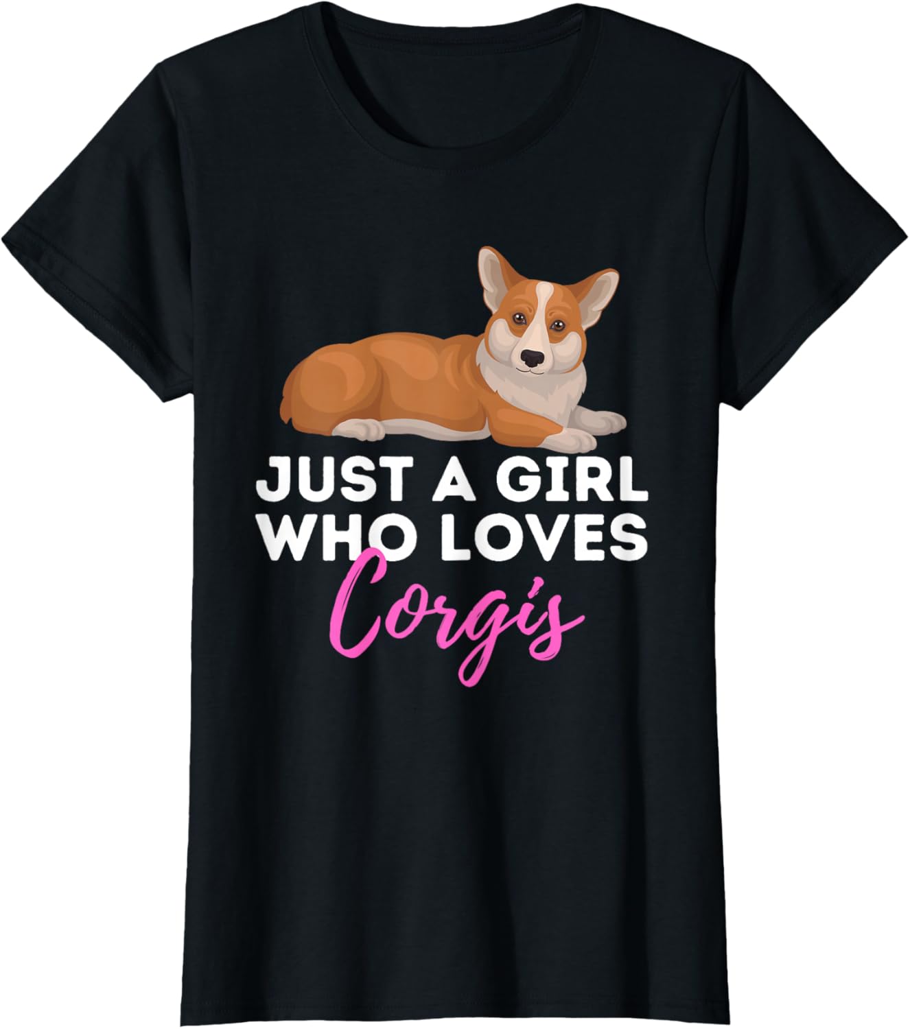 Just A Girl Who Loves Corgis T-Shirt