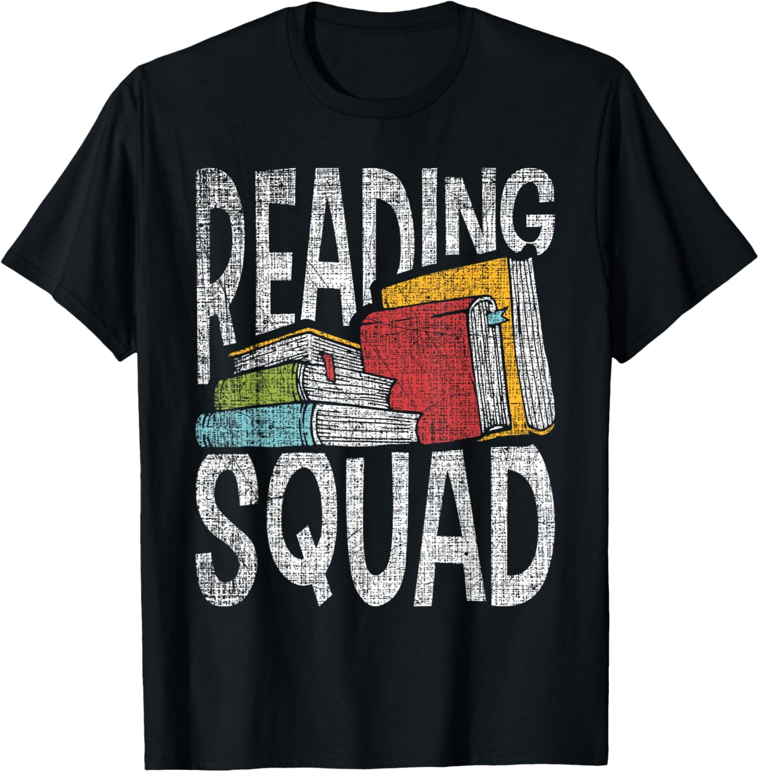 Reading Squad - Book Lover Reading Teacher Bookworm T-Shirt
