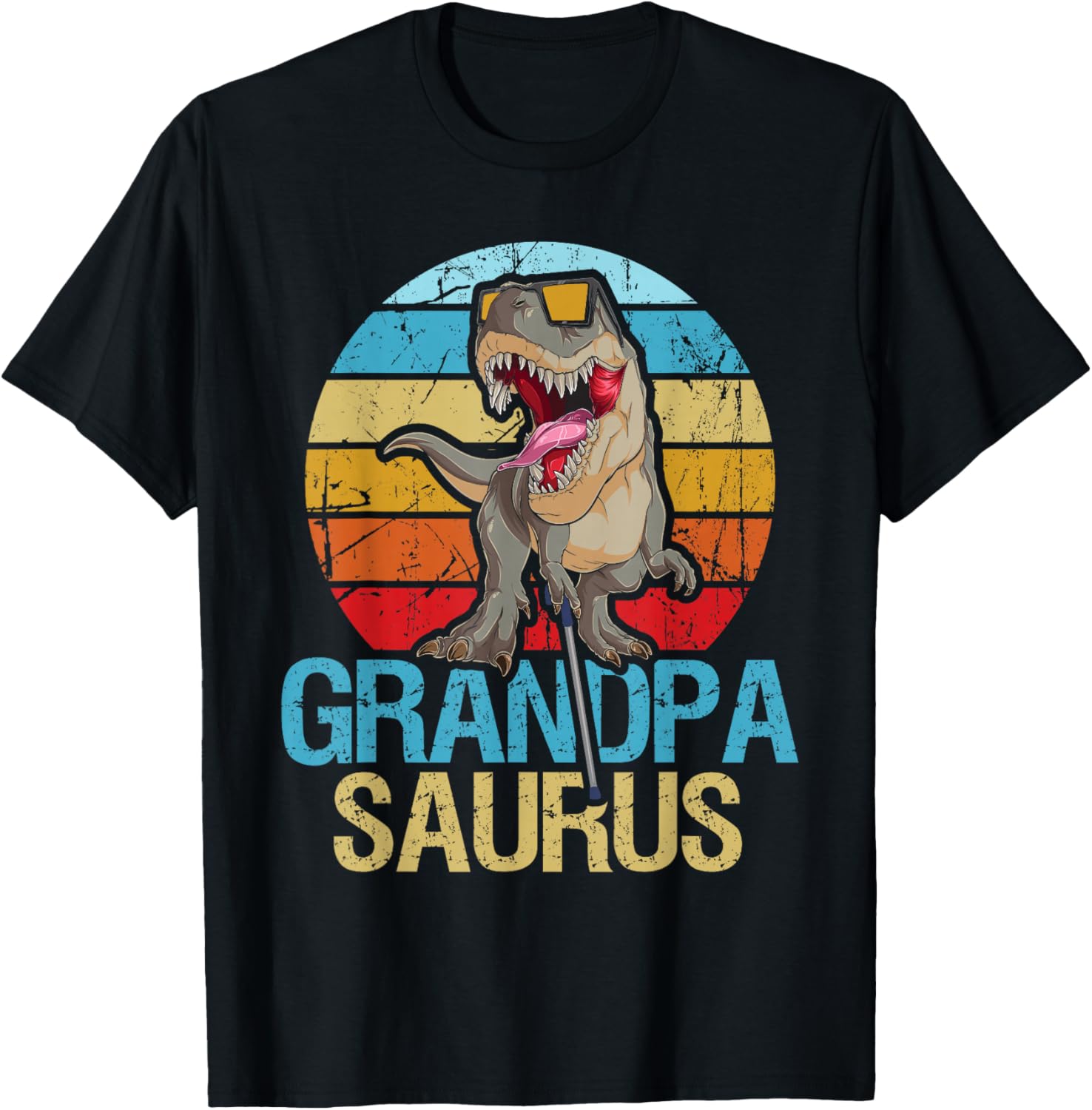 Grandpasaurus Dinosaur Grandpa Granddad Papa T-Shirt