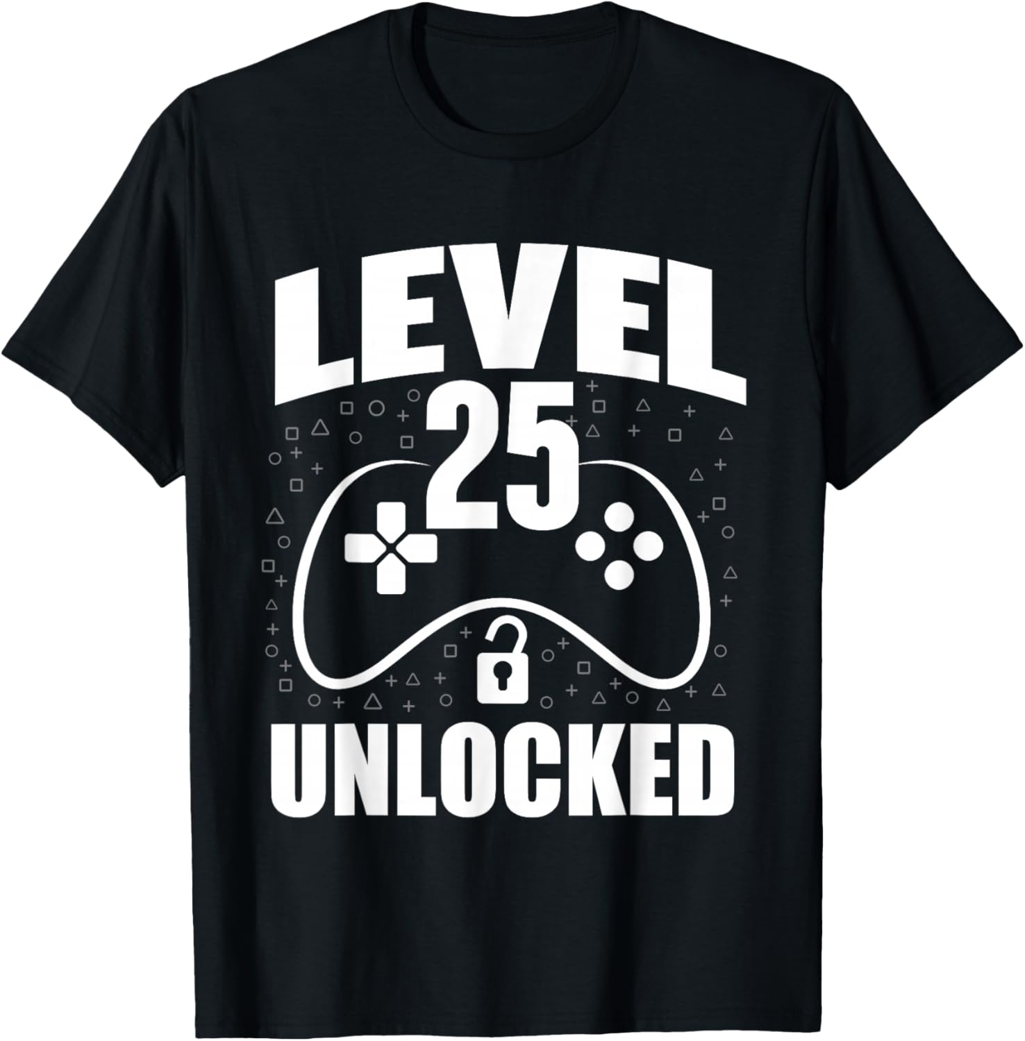 25th Birthday Gaming Gamer 25 Years Old Bday T-Shirt