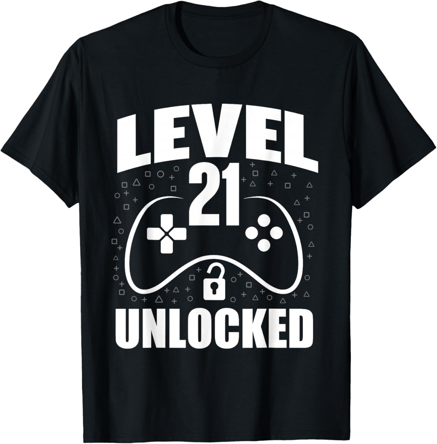 21st Birthday Gaming Gamer 21 Years Old Bday T-Shirt