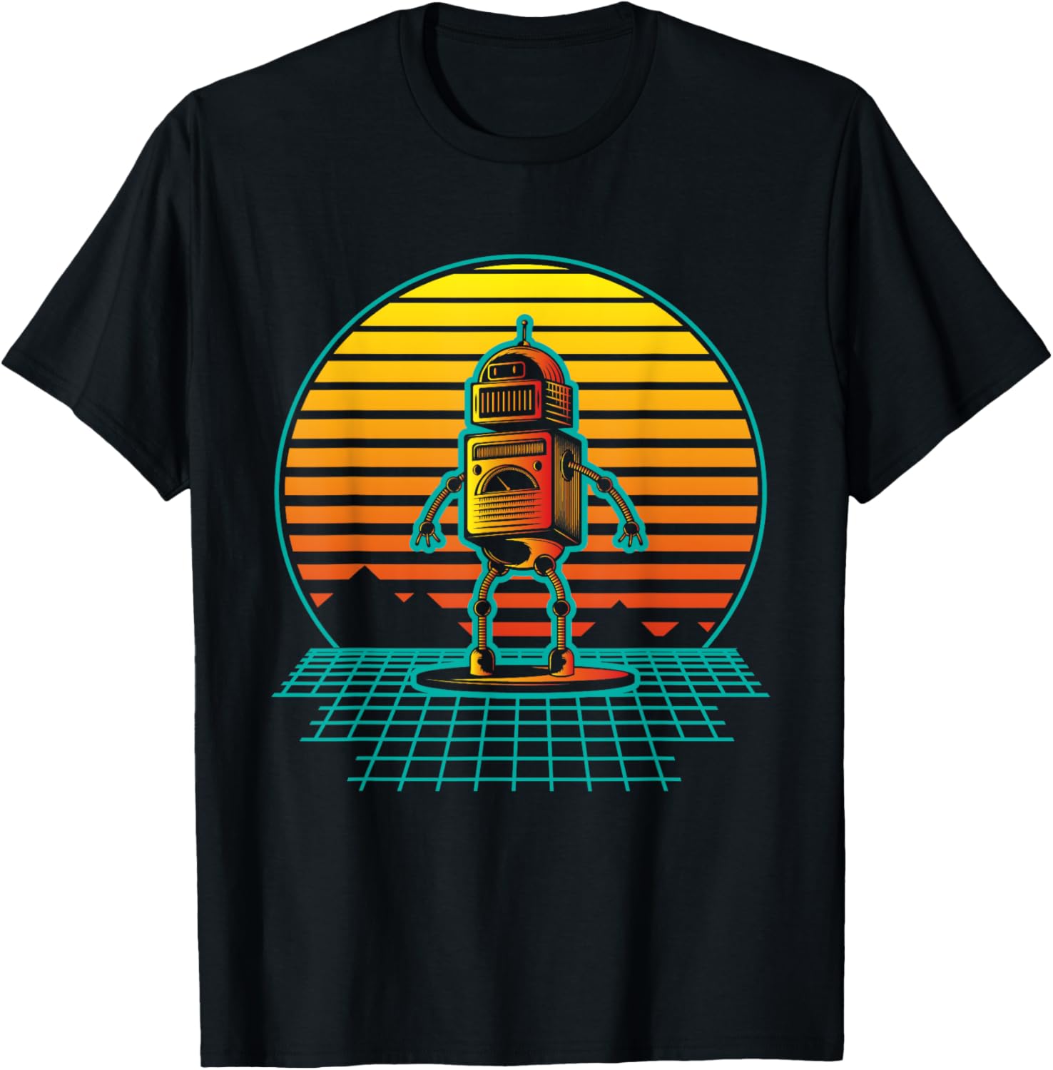 Retro Vintage Robot - Robots Robotics Engineer Engineering T-Shirt