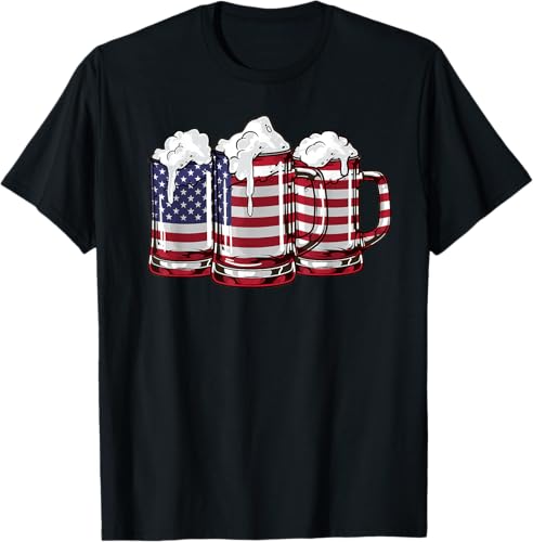Patriotic Memorial Day - USA American Flag 4th of July T-Shirt