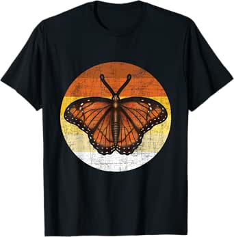 Retro Butterfly Lover - Gardener Butterflies Entomologist T-Shirt
