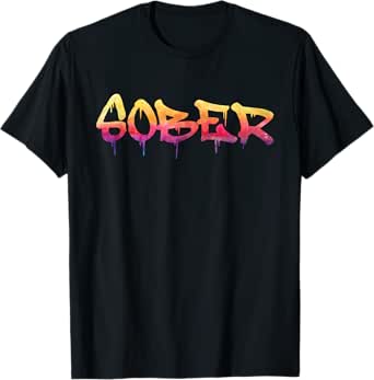 sober - sobriety anniversary recovery sober aa na t-shirt