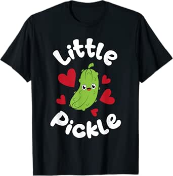 Little Pickle - Cucumber Lover Gardener Vegetable Vegetarian T-Shirt
