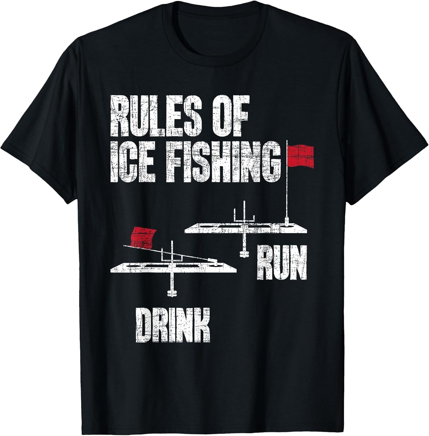 Rules Of Ice Fishing T-Shirt