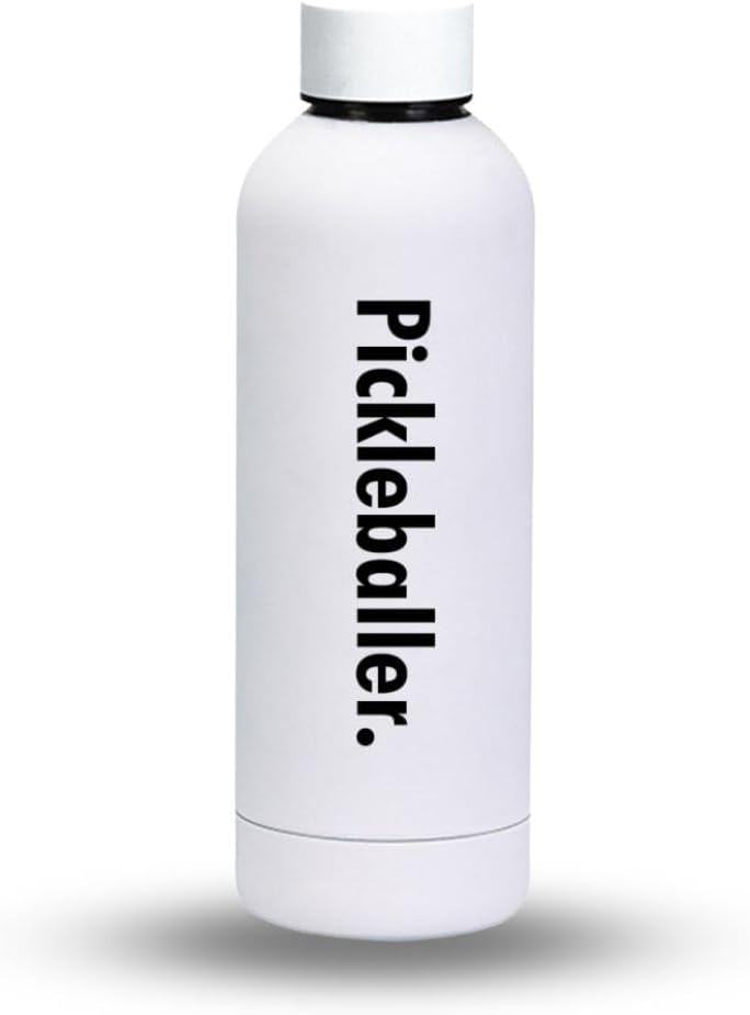 Pickleball Water Bottle Insulated Stainless Steel Sport Bottle