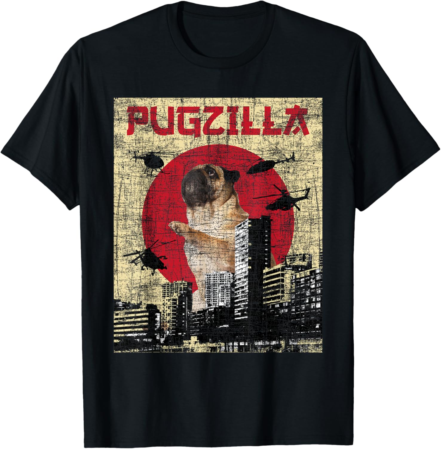 Pugzilla Pug T-Shirt