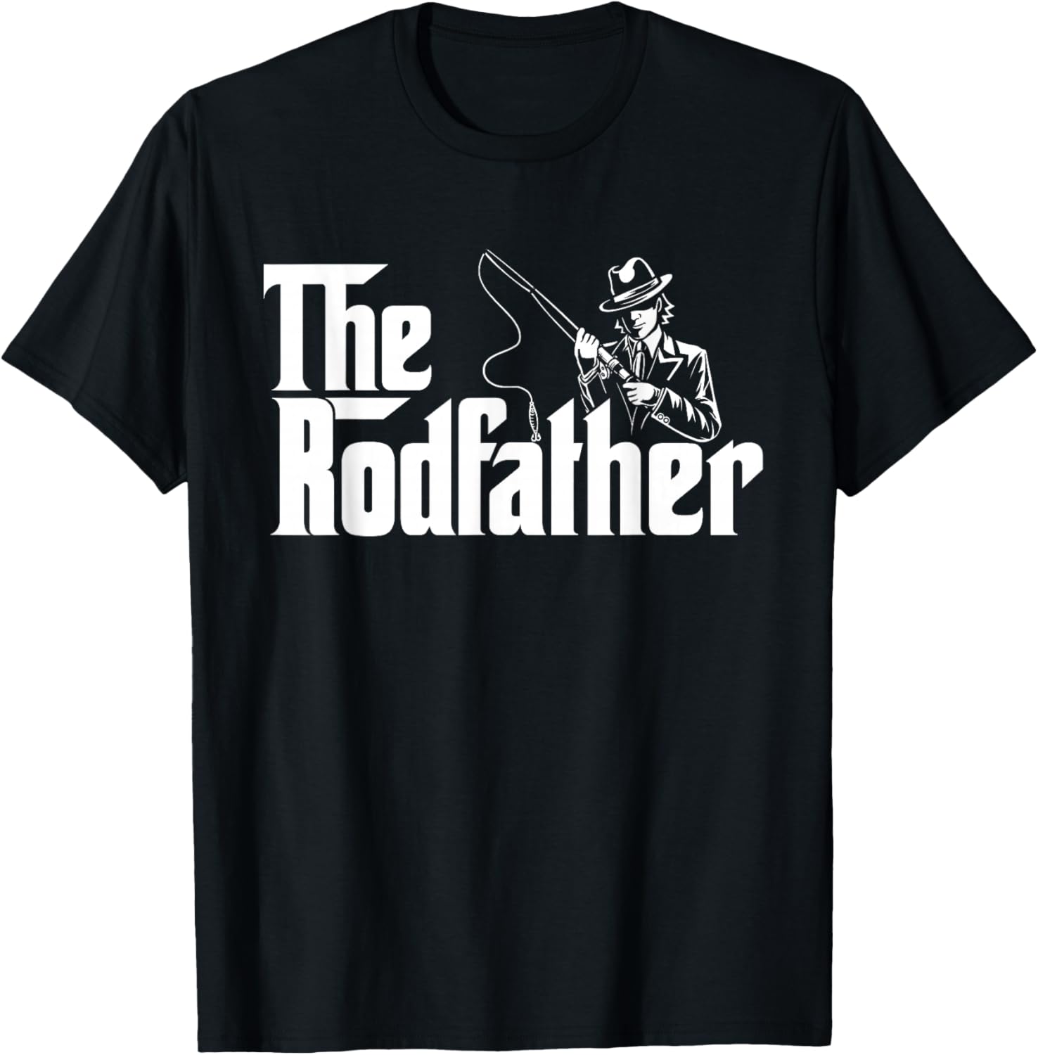 The Rodfather Fishing Father's Day T-Shirt