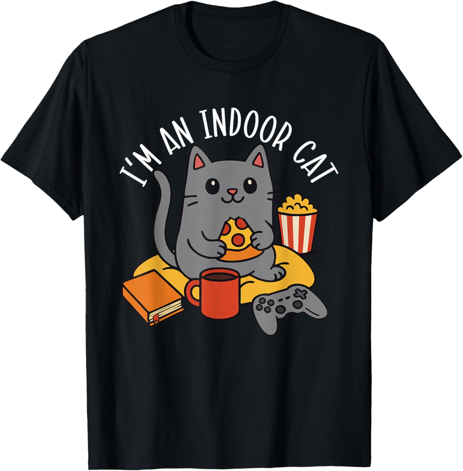 I'm An Indoor Cat - Gaming Lover Gamer Video Games T-Shirt
