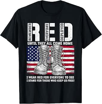 Remember Everyone Deployed Until They All Come Home T-Shirt
